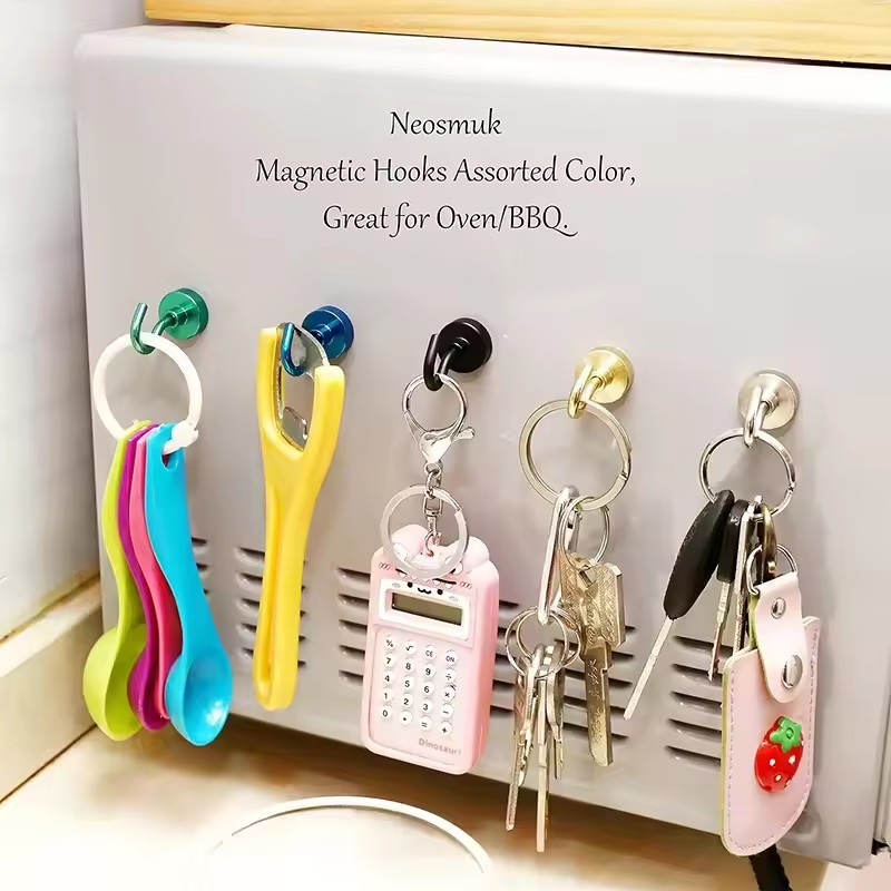Commercial Kitchen Fridge - Crochets magnétiques puissants, 8 couleurs, 16mm,