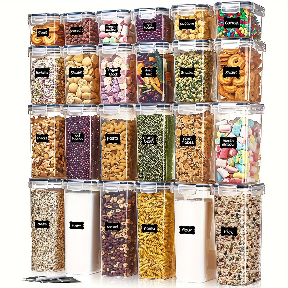 Commercial Kitchen Utensil Organizer - 24 pièces de contenants de stockage