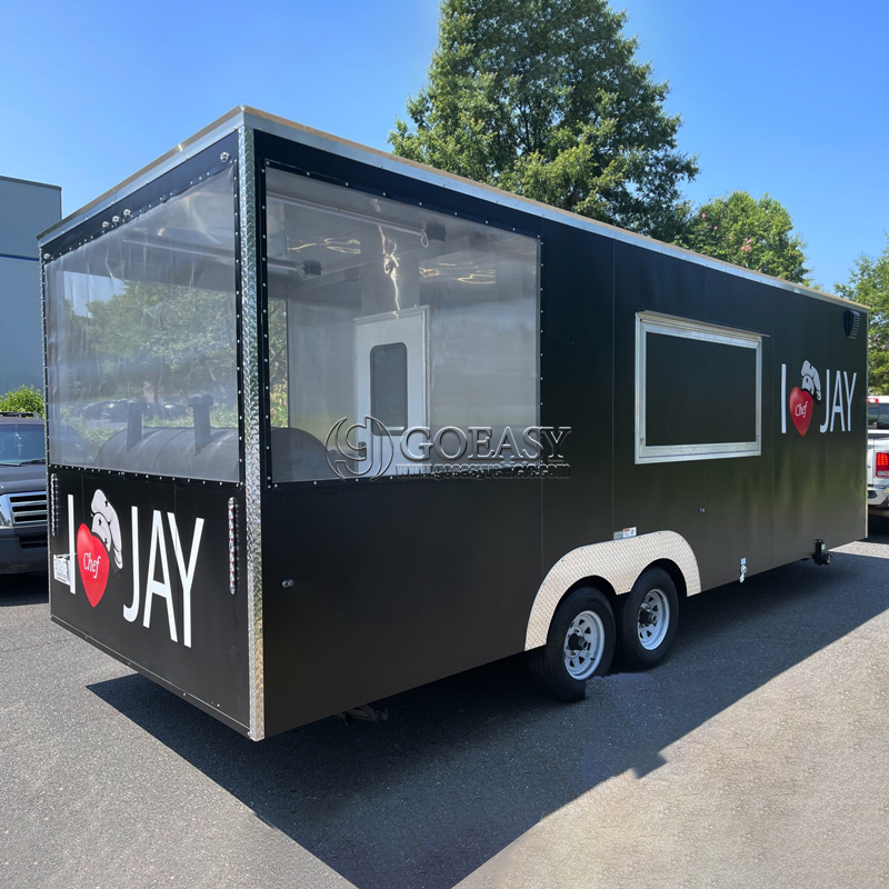 Commercial Kitchen Vendor - Remorque de cuisine mobile avec équipements