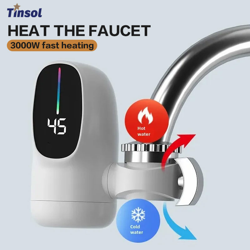 Commercial Kitchen Tap - TINSOL 3000W robinet chaud instantané chauffe-eau