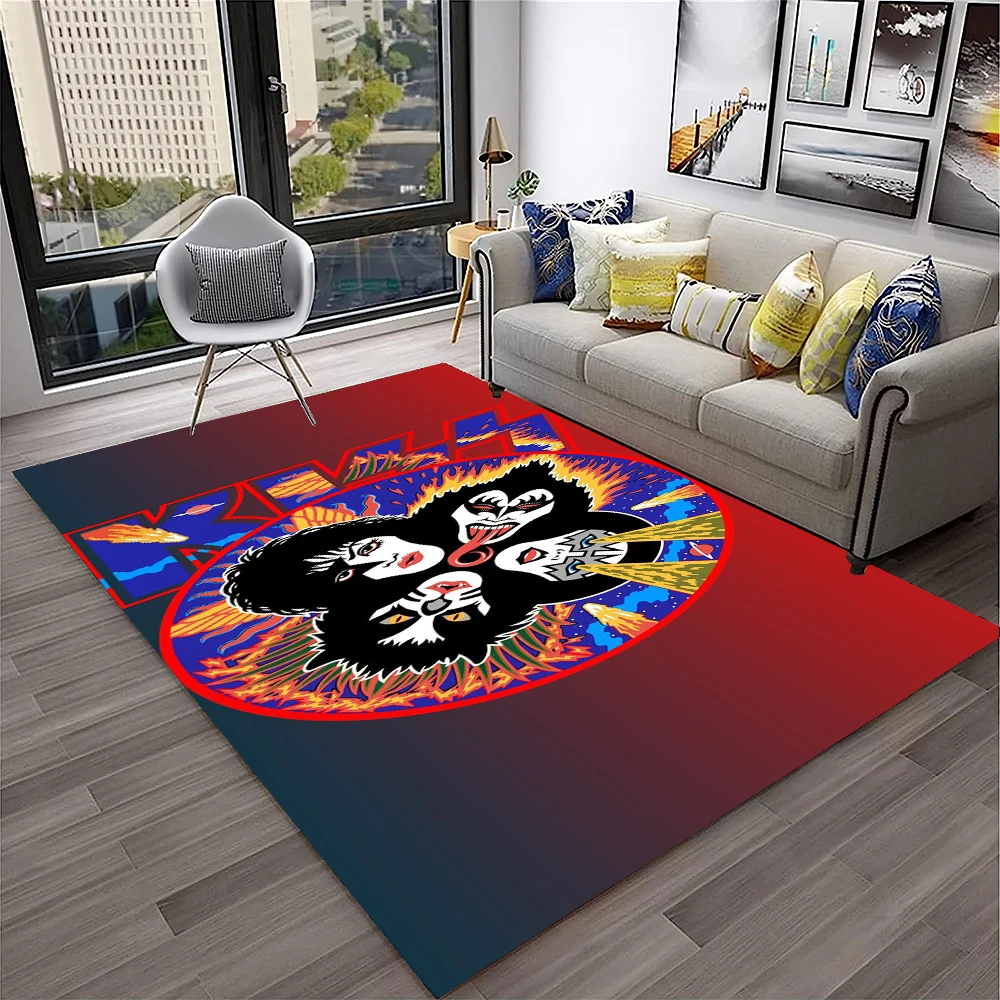 Commercial Kitchen Floor - Tapis rétro KISS Rock Band pour