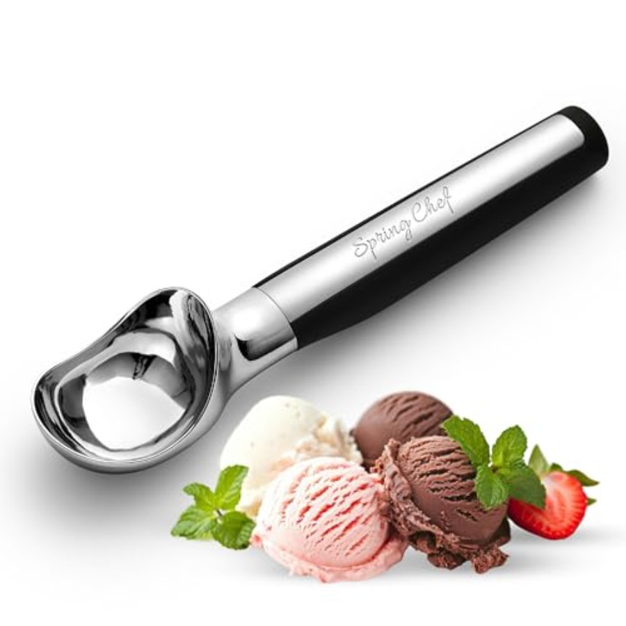 Commercial Kitchen Dishwasher - Cuillère à glace en métal robuste