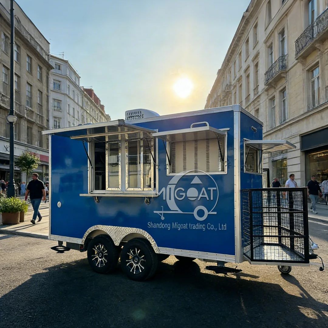 Commercial Kitchen Vendor - Remorque alimentaire multifonctionnelle commerciale, chariot de
