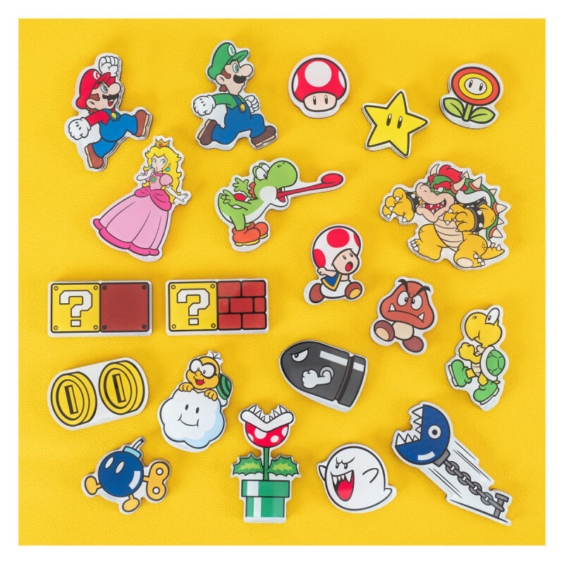 Commercial Kitchen Fridge - Aimants de réfrigérateur Kawaii Mario, autocollants
