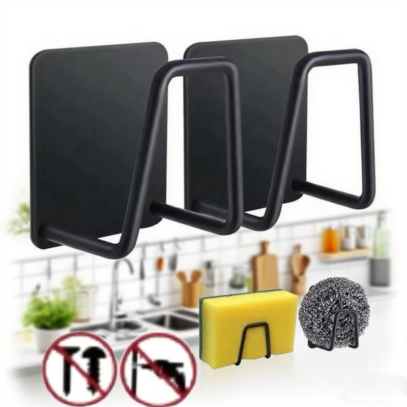 Commercial Kitchen Utensil Organizer - Porte-éponges d'évier de cuisine en acier