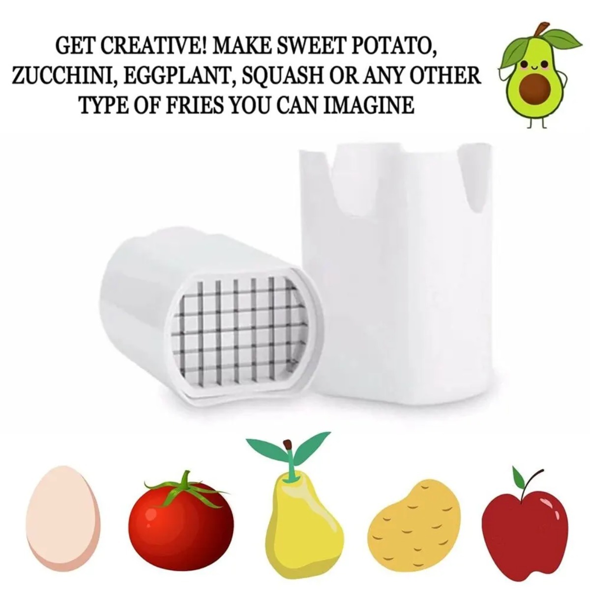 Outil de coupe de frites blanc - Commercial Potato Peeler avis et prix