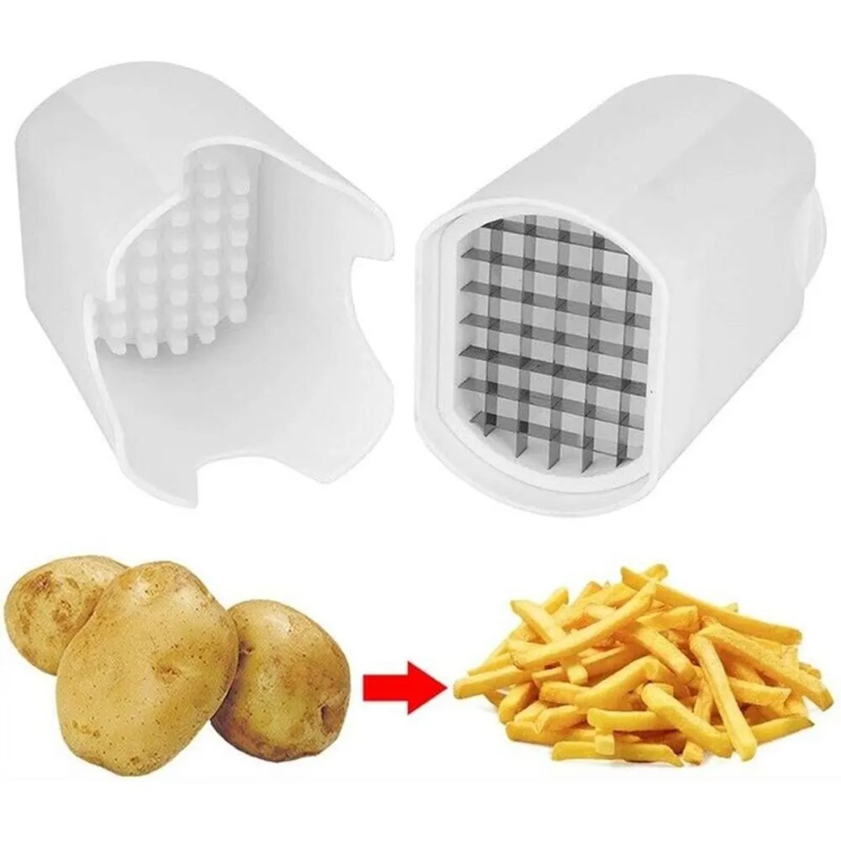 Outil de coupe de frites blanc - Commercial Potato Peeler avis et prix