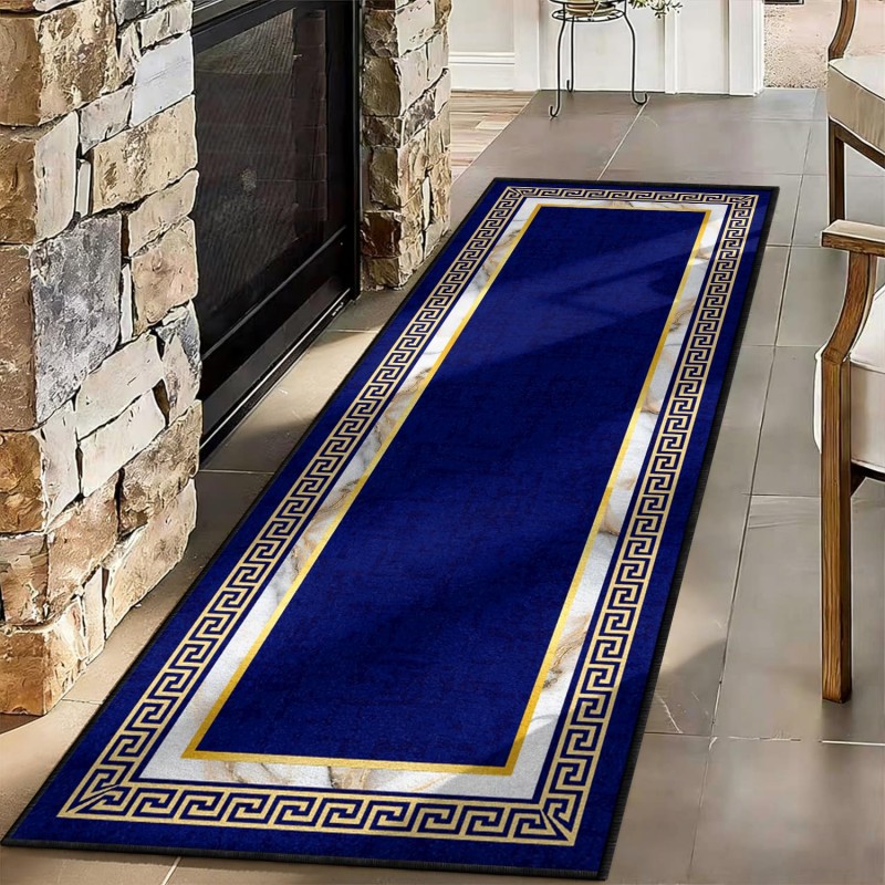 Tapis de couloir abstrait bleu - Commercial Kitchen Floor avis et prix