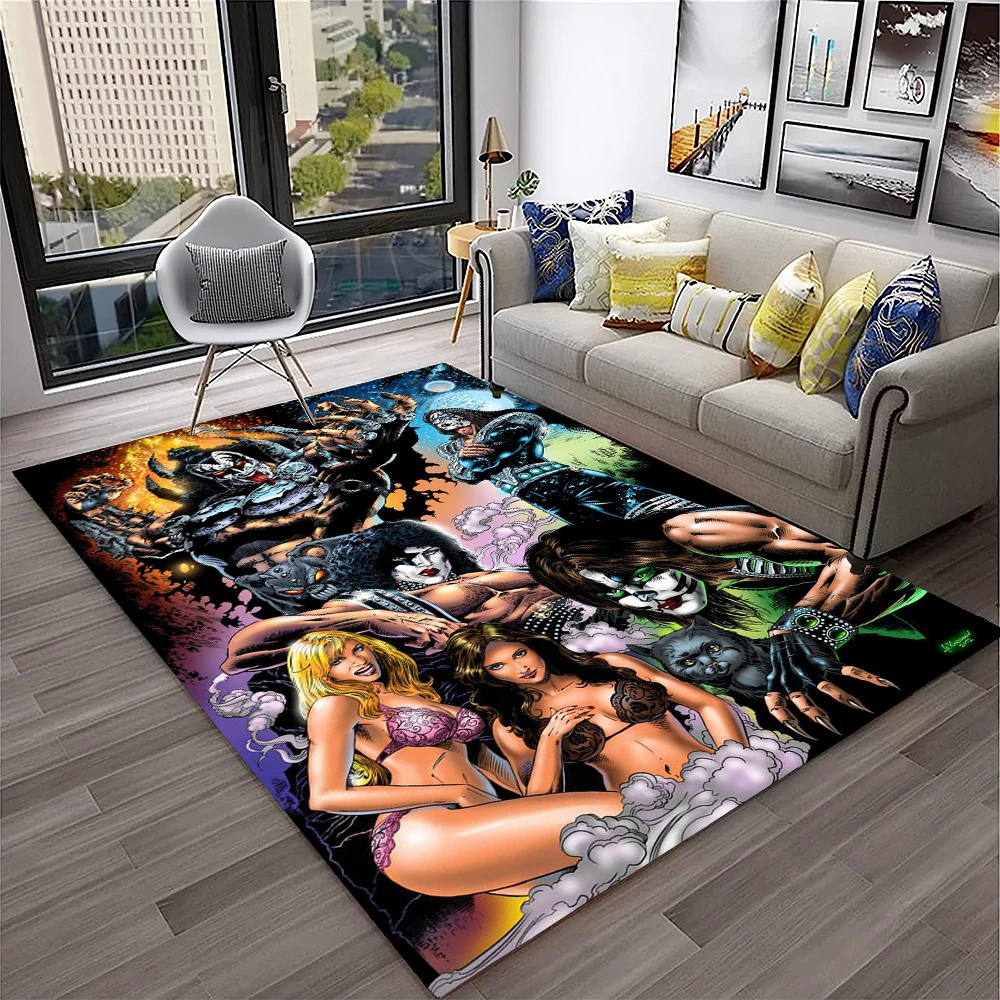 Tapis rétro KISS Rock Band pou - Commercial Kitchen Floor avis et prix