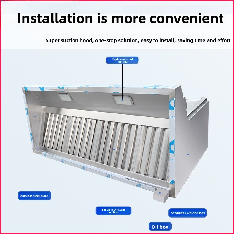 Hotte à gaz commerciale sans i - Commercial Kitchen Installation avis et prix