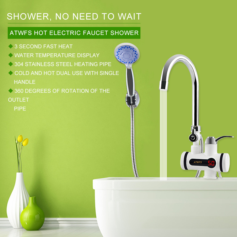 ATWFS 3000W chauffe-eau sans r - Commercial Kitchen Tap avis et prix