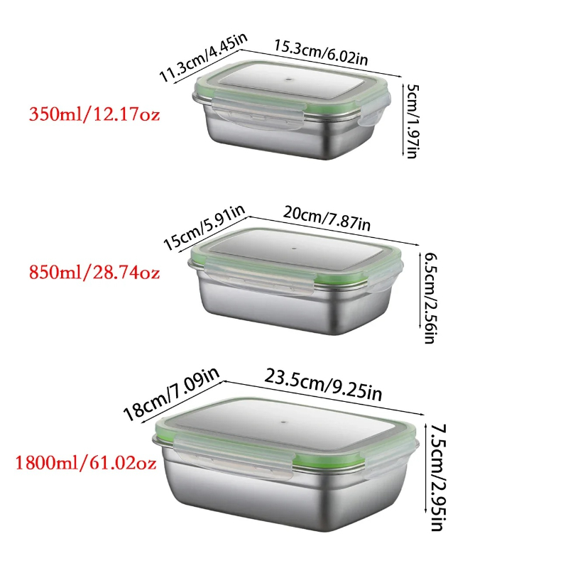 Boîte à déjeuner en acier inox - Commercial Kitchen Utensil Organizer avis et prix