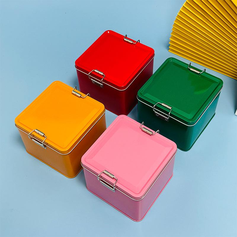 Boîte à biscuits carrée en fer - Commercial Kitchen Utensil Organizer avis et prix