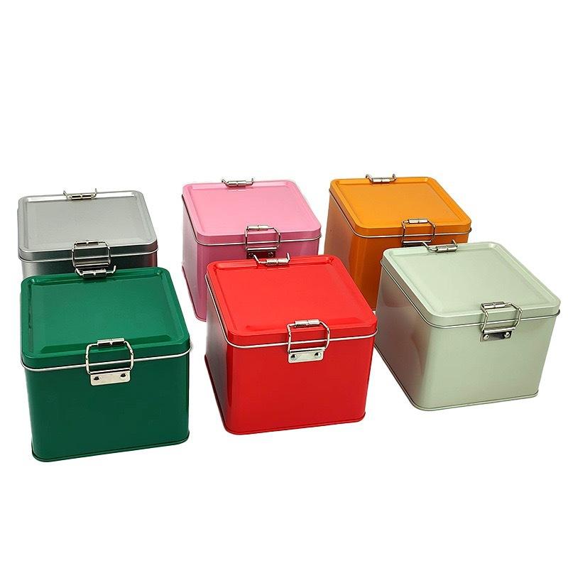 Boîte à biscuits carrée en fer - Commercial Kitchen Utensil Organizer avis et prix