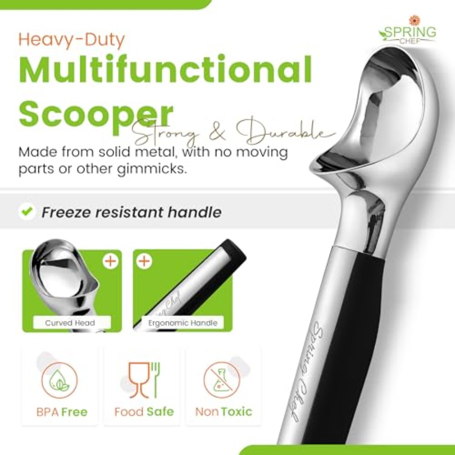 Cuillère à glace en métal robu - Commercial Kitchen Dishwasher avis et prix