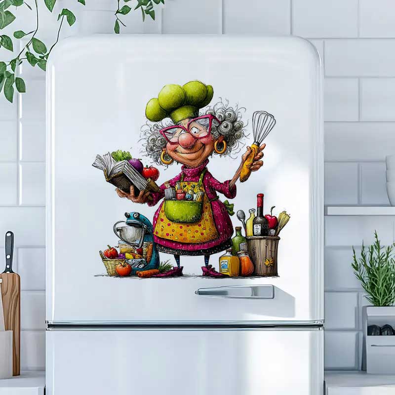 Autocollants amusants pour fem - Commercial Kitchen Fridge avis et prix