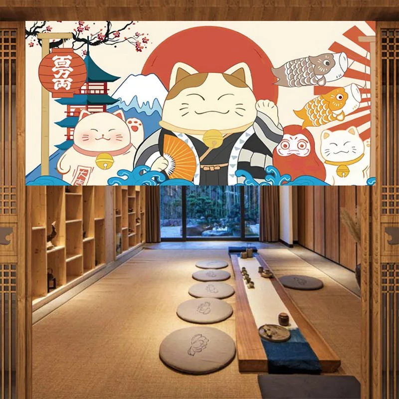 Rideau de porte Noren japonais - Commercial Kitchen Installation avis et prix